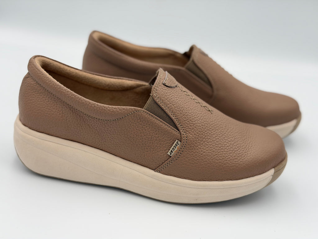 Mocasín Romy cuero para mujer